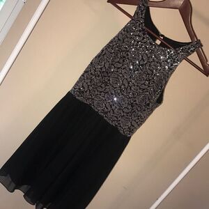 I.N. San Francisco Sequin and Tulle Dress - Size 9